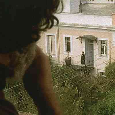 D. Katalifos spying on the object of his unrequited(?) love.