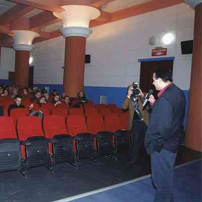 Opening the screening.