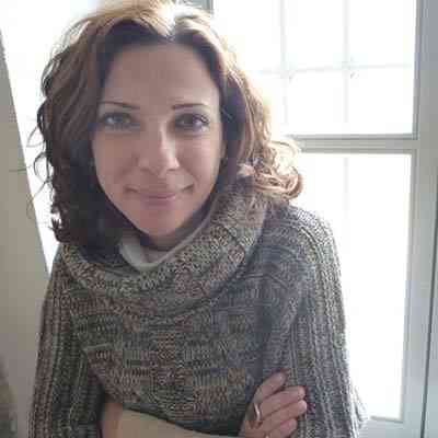 Apostolia before filming began.